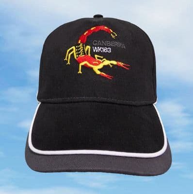 Baseball Cap - Black, Graphite & White - WK163 Scorpion